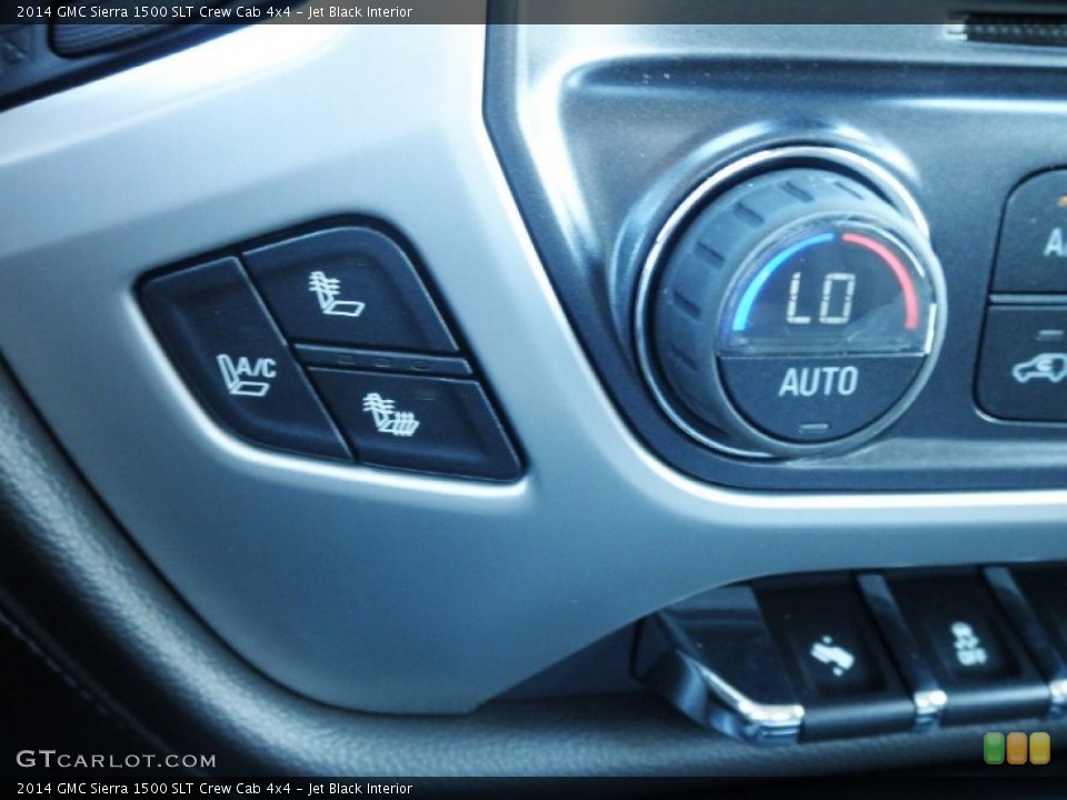 Jet Black Interior Controls for the 2014 GMC Sierra 1500 SLT Crew Cab 4x4 #82217261