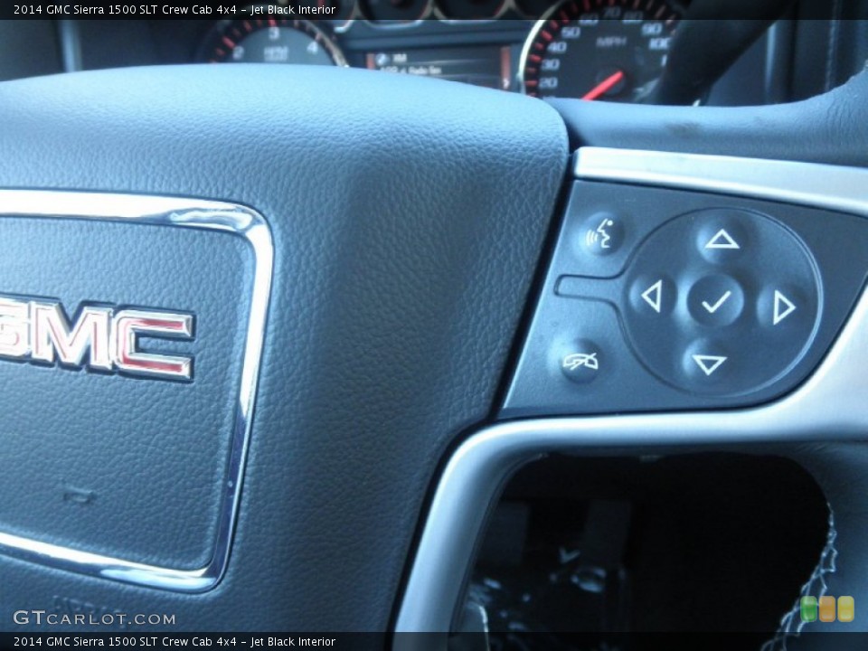 Jet Black Interior Controls for the 2014 GMC Sierra 1500 SLT Crew Cab 4x4 #82217378