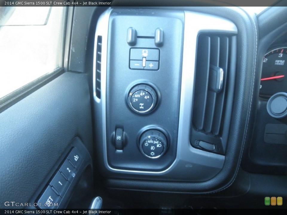 Jet Black Interior Controls for the 2014 GMC Sierra 1500 SLT Crew Cab 4x4 #82217506