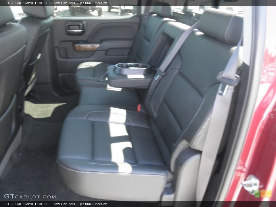 Jet Black Interior Rear Seat for the 2014 GMC Sierra 1500 SLT Crew Cab 4x4 #82217622