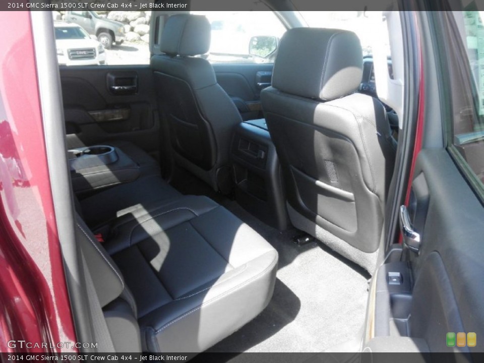 Jet Black Interior Rear Seat for the 2014 GMC Sierra 1500 SLT Crew Cab 4x4 #82217772