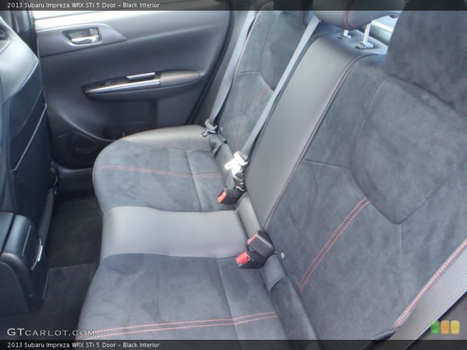 Black Interior Rear Seat for the 2013 Subaru Impreza WRX STi 5 Door #82218319