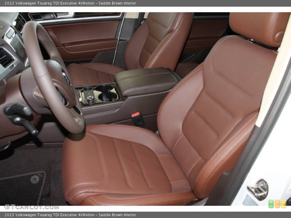 Saddle Brown Interior Front Seat for the 2013 Volkswagen Touareg TDI Executive 4XMotion #82219253