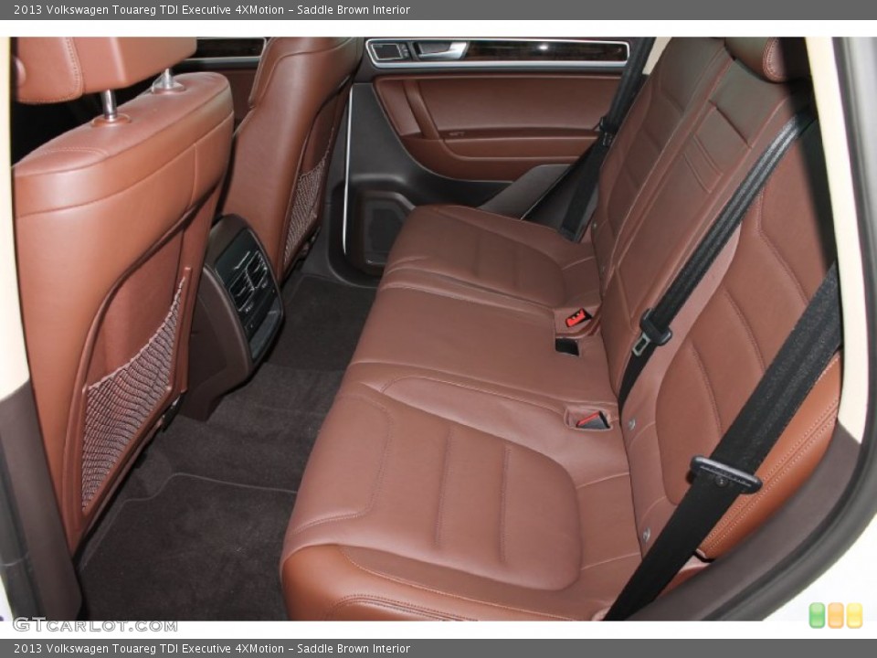 Saddle Brown Interior Rear Seat for the 2013 Volkswagen Touareg TDI Executive 4XMotion #82219831