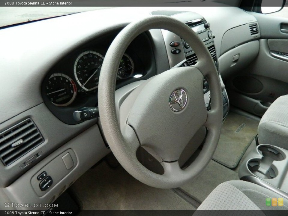 Stone Interior Steering Wheel for the 2008 Toyota Sienna CE #82219956