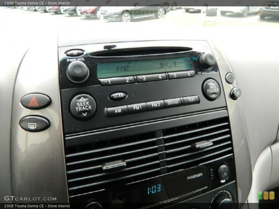 Stone Interior Audio System for the 2008 Toyota Sienna CE #82219977