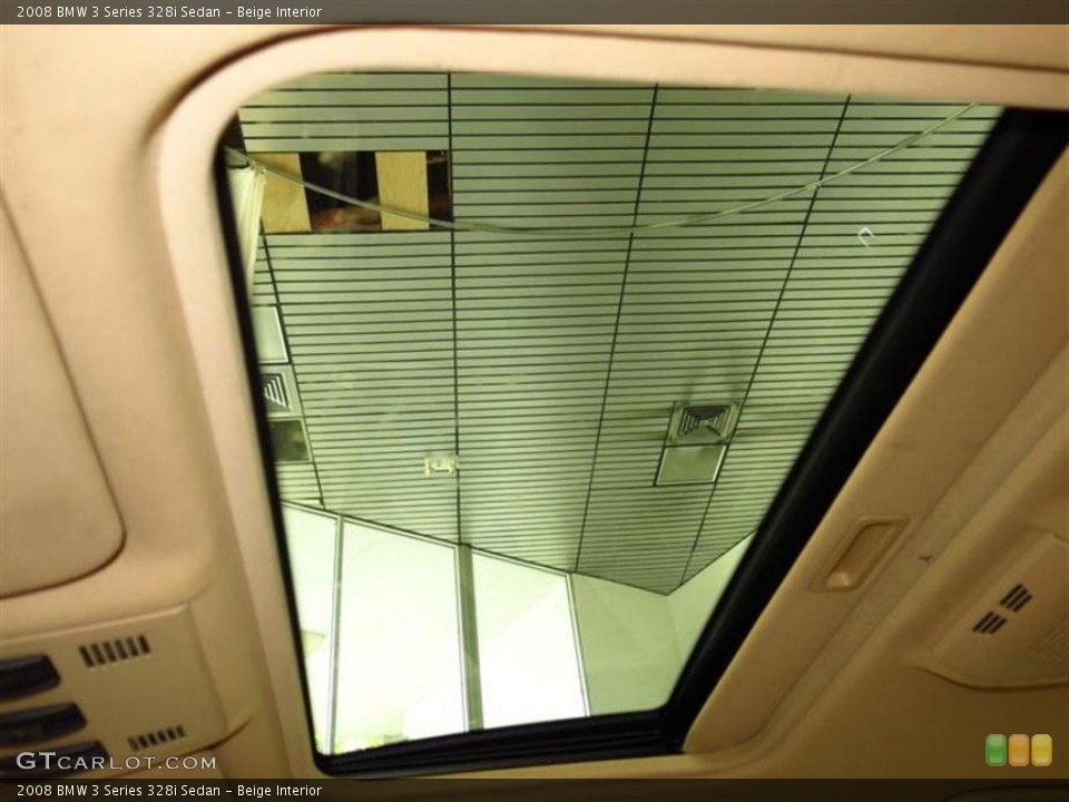 Beige Interior Sunroof for the 2008 BMW 3 Series 328i Sedan #82221351