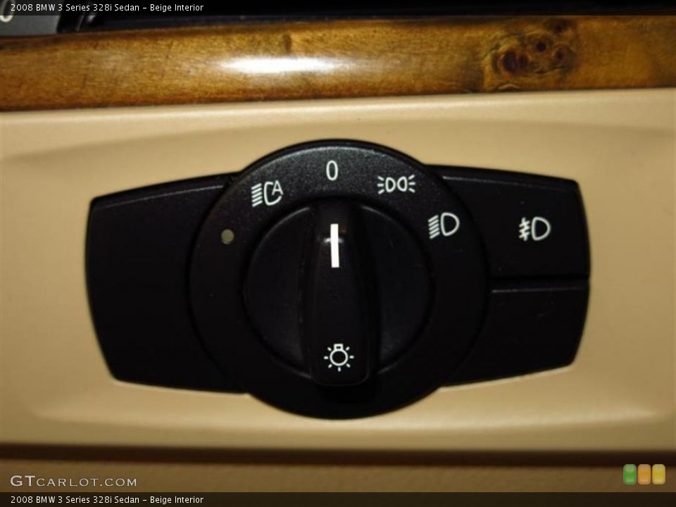 Beige Interior Controls for the 2008 BMW 3 Series 328i Sedan #82221375