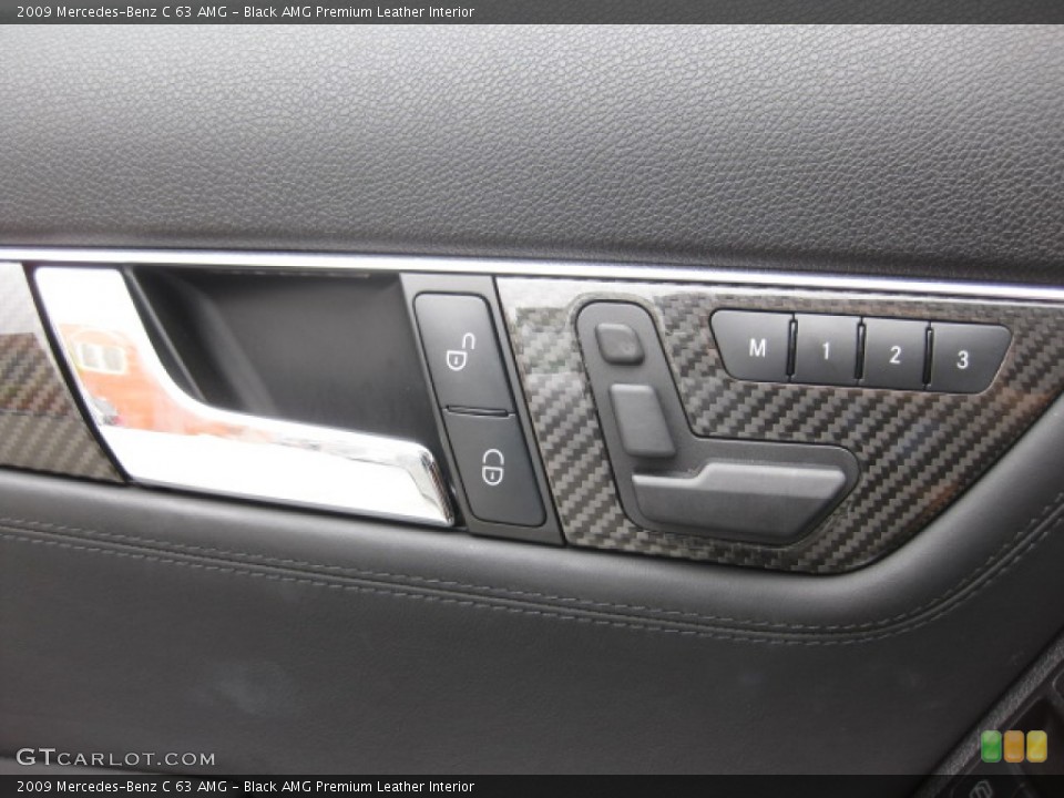 Black AMG Premium Leather Interior Controls for the 2009 Mercedes-Benz C 63 AMG #82221651
