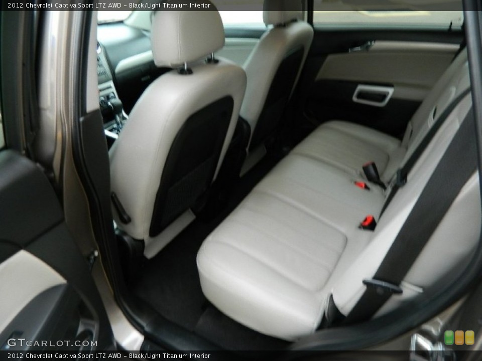 Black/Light Titanium Interior Rear Seat for the 2012 Chevrolet Captiva Sport LTZ AWD #82221677