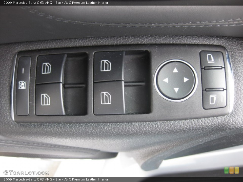 Black AMG Premium Leather Interior Controls for the 2009 Mercedes-Benz C 63 AMG #82221679