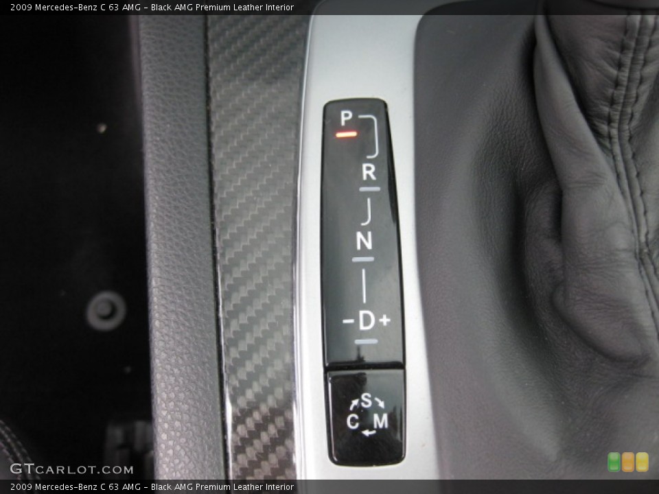 Black AMG Premium Leather Interior Transmission for the 2009 Mercedes-Benz C 63 AMG #82221793