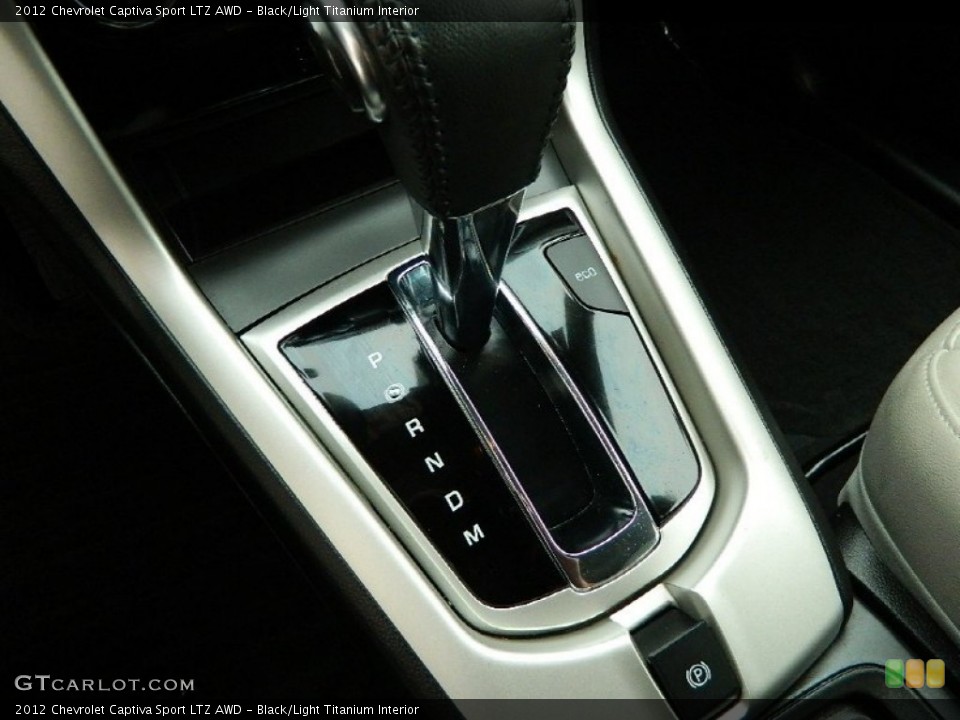 Black/Light Titanium Interior Transmission for the 2012 Chevrolet Captiva Sport LTZ AWD #82221833