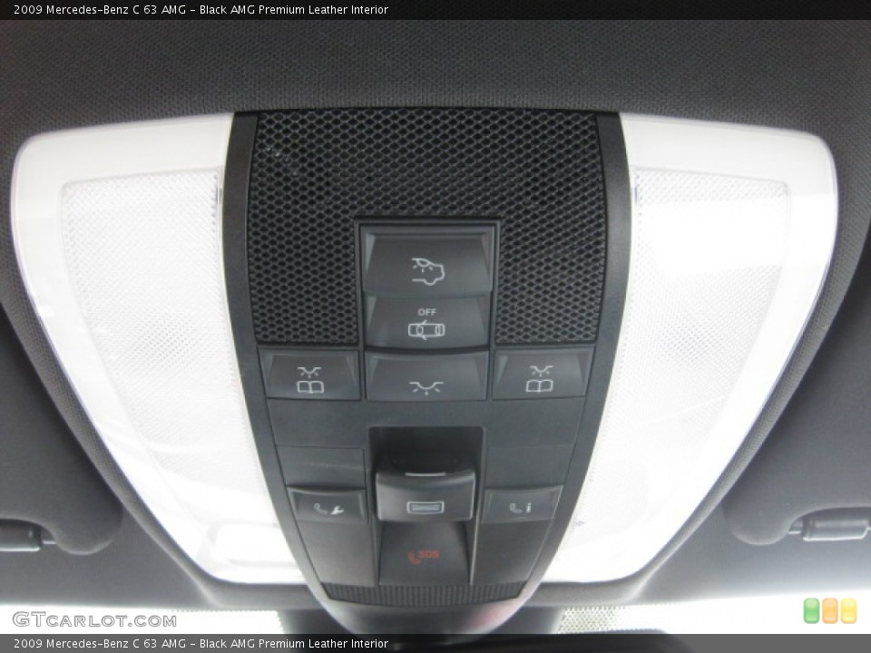 Black AMG Premium Leather Interior Controls for the 2009 Mercedes-Benz C 63 AMG #82221915