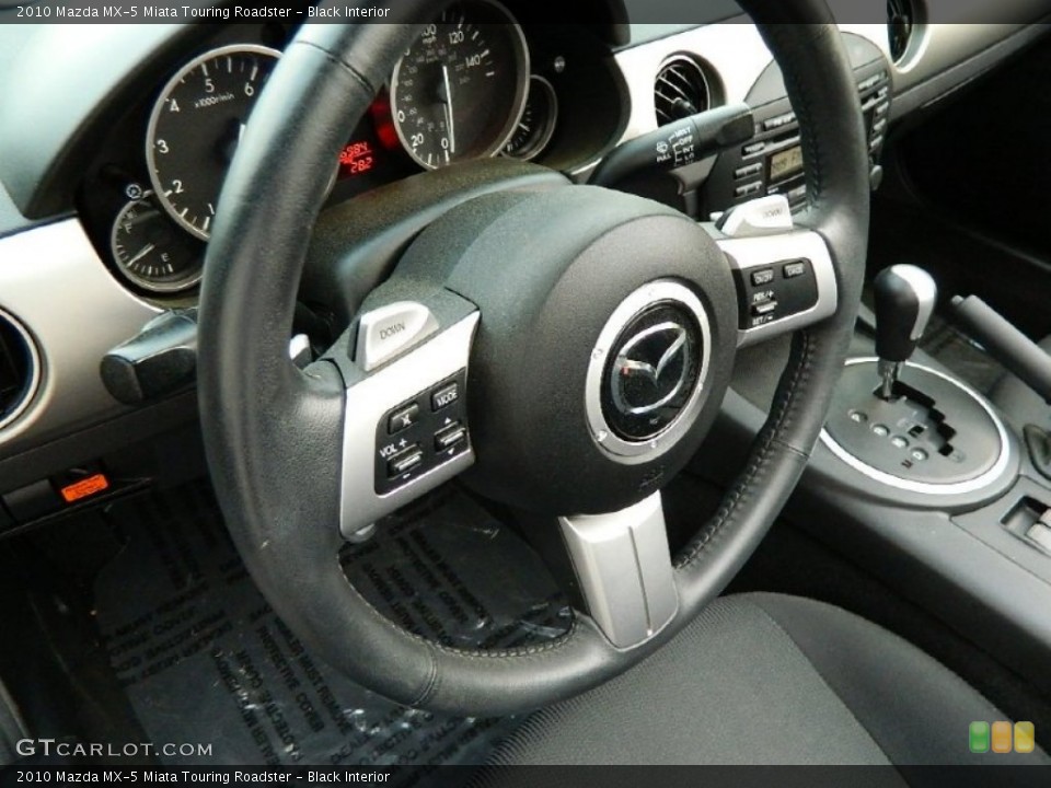 Black Interior Steering Wheel for the 2010 Mazda MX-5 Miata Touring Roadster #82222353