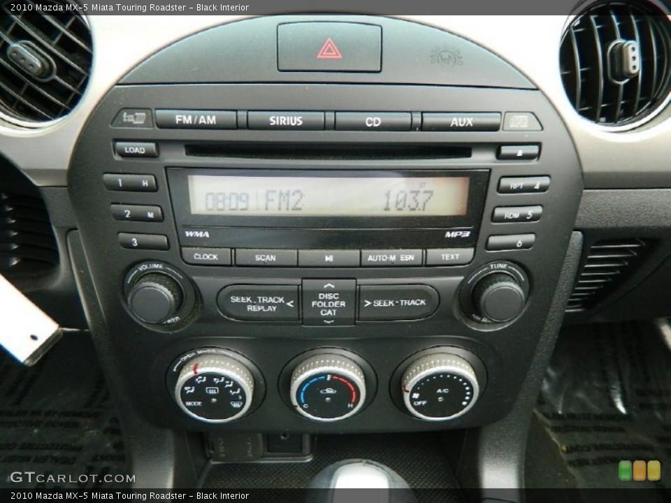 Black Interior Controls for the 2010 Mazda MX-5 Miata Touring Roadster #82222371