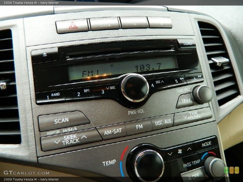 Ivory Interior Audio System for the 2009 Toyota Venza I4 #82223267