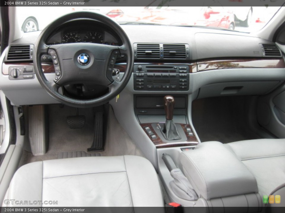 Grey Interior Prime Interior for the 2004 BMW 3 Series 325i Sedan #82223897