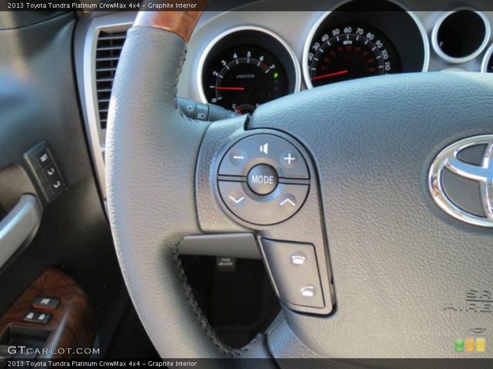 Graphite Interior Controls for the 2013 Toyota Tundra Platinum CrewMax 4x4 #82224162