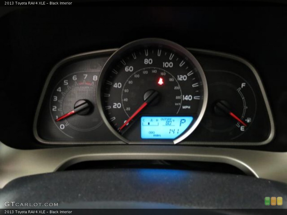 Black Interior Gauges for the 2013 Toyota RAV4 XLE #82226260