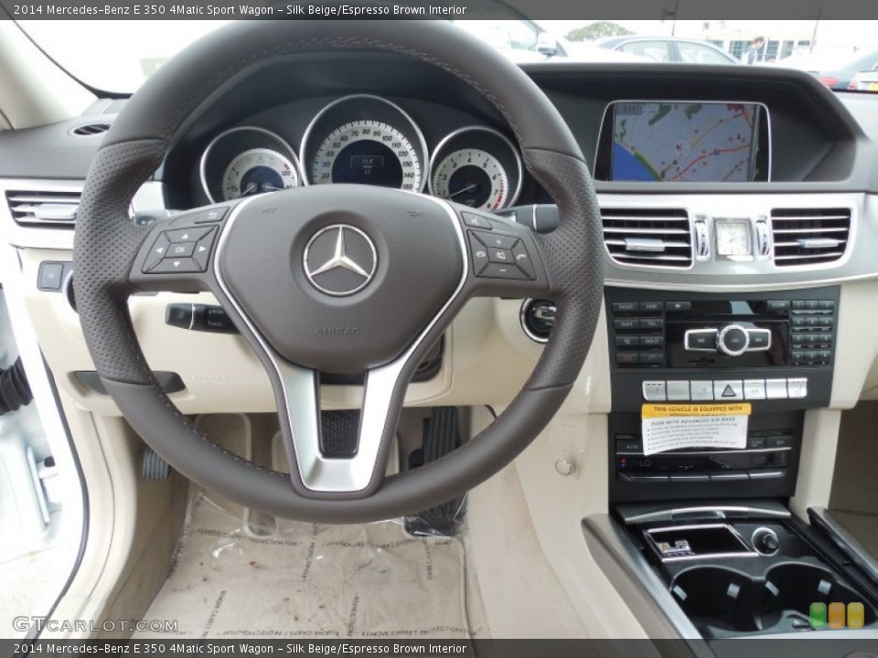Silk Beige/Espresso Brown Interior Dashboard for the 2014 Mercedes-Benz E 350 4Matic Sport Wagon #82226452