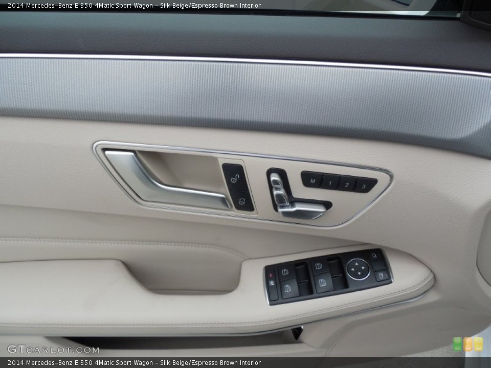 Silk Beige/Espresso Brown Interior Door Panel for the 2014 Mercedes-Benz E 350 4Matic Sport Wagon #82226472