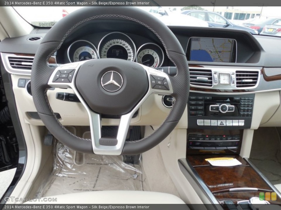 Silk Beige/Espresso Brown Interior Dashboard for the 2014 Mercedes-Benz E 350 4Matic Sport Wagon #82226982