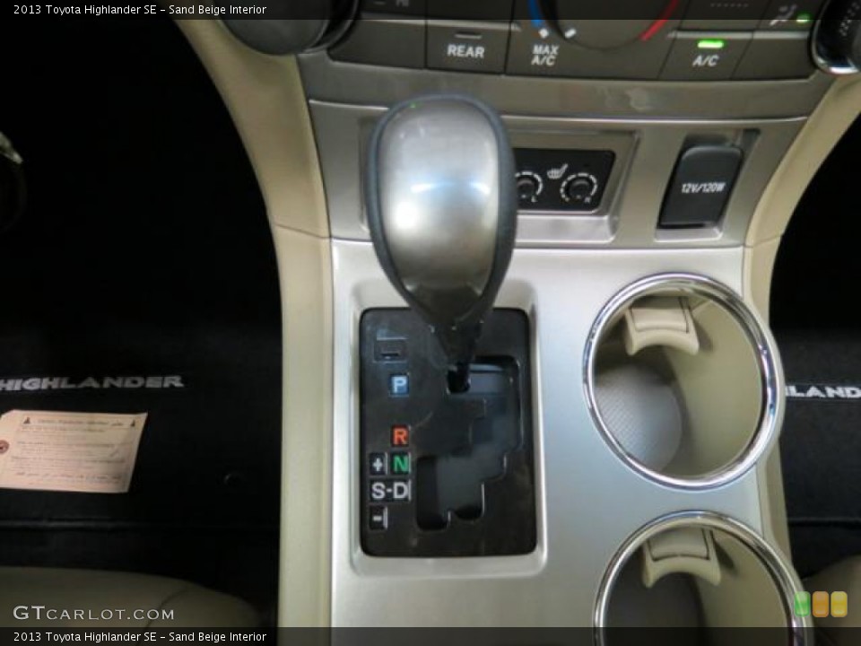 Sand Beige Interior Transmission for the 2013 Toyota Highlander SE #82228506
