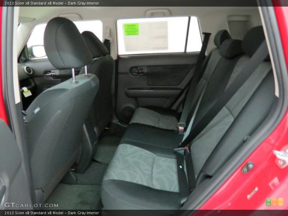 Dark Gray 2013 Scion xB Interiors