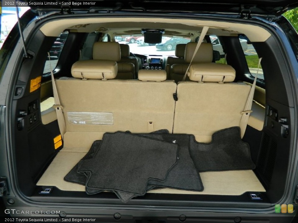 Sand Beige Interior Trunk for the 2012 Toyota Sequoia Limited #82229802