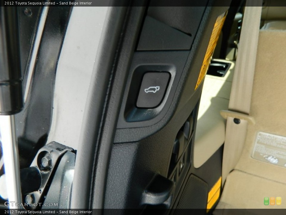Sand Beige Interior Controls for the 2012 Toyota Sequoia Limited #82229931