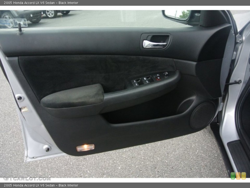 Black Interior Door Panel for the 2005 Honda Accord LX V6 Sedan #82231274