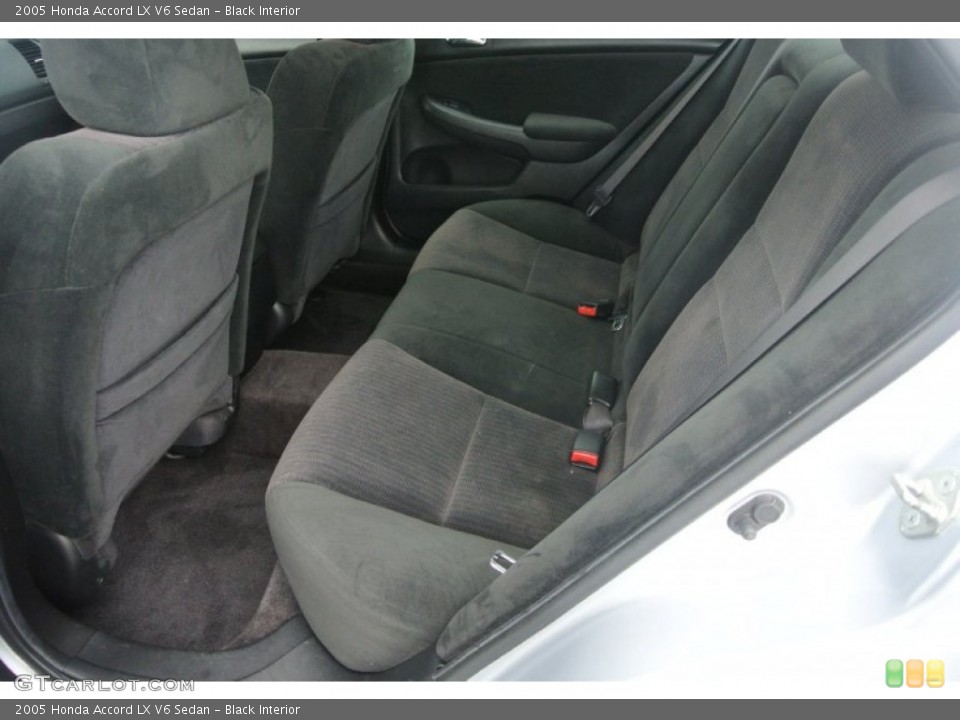 Black Interior Rear Seat for the 2005 Honda Accord LX V6 Sedan #82231401