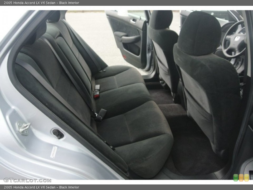 Black Interior Rear Seat for the 2005 Honda Accord LX V6 Sedan #82231455