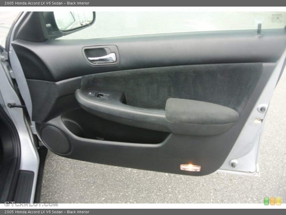 Black Interior Door Panel for the 2005 Honda Accord LX V6 Sedan #82231514