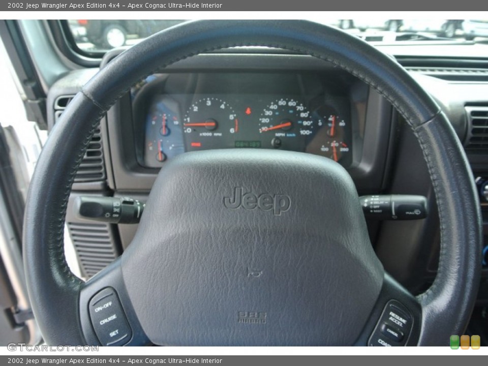 Apex Cognac Ultra-Hide Interior Steering Wheel for the 2002 Jeep Wrangler Apex Edition 4x4 #82233251