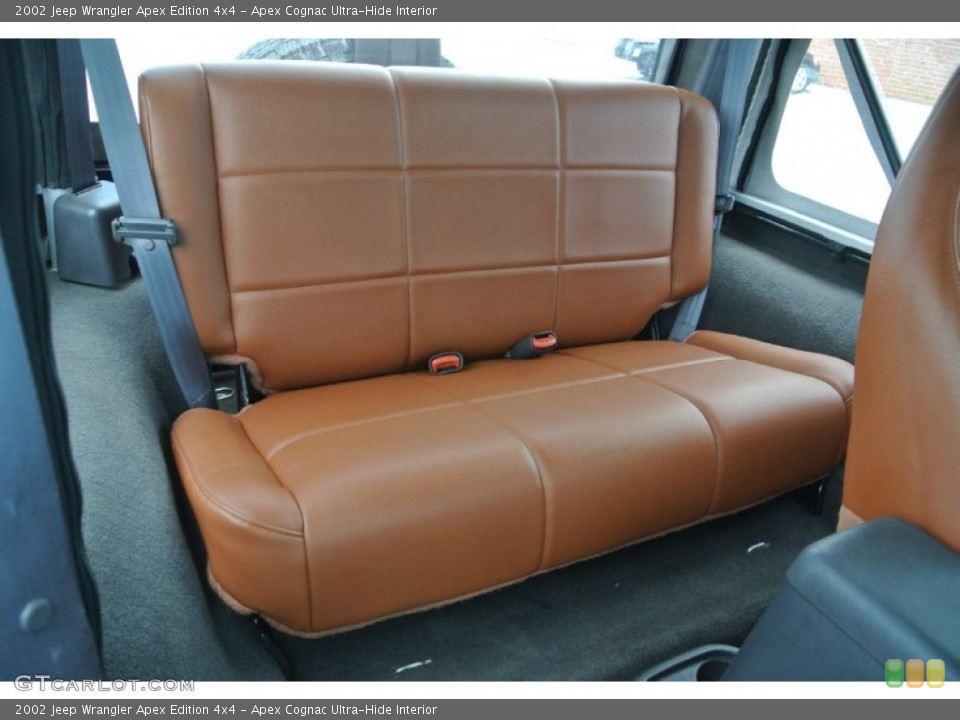 Apex Cognac Ultra-Hide Interior Rear Seat for the 2002 Jeep Wrangler Apex Edition 4x4 #82233420