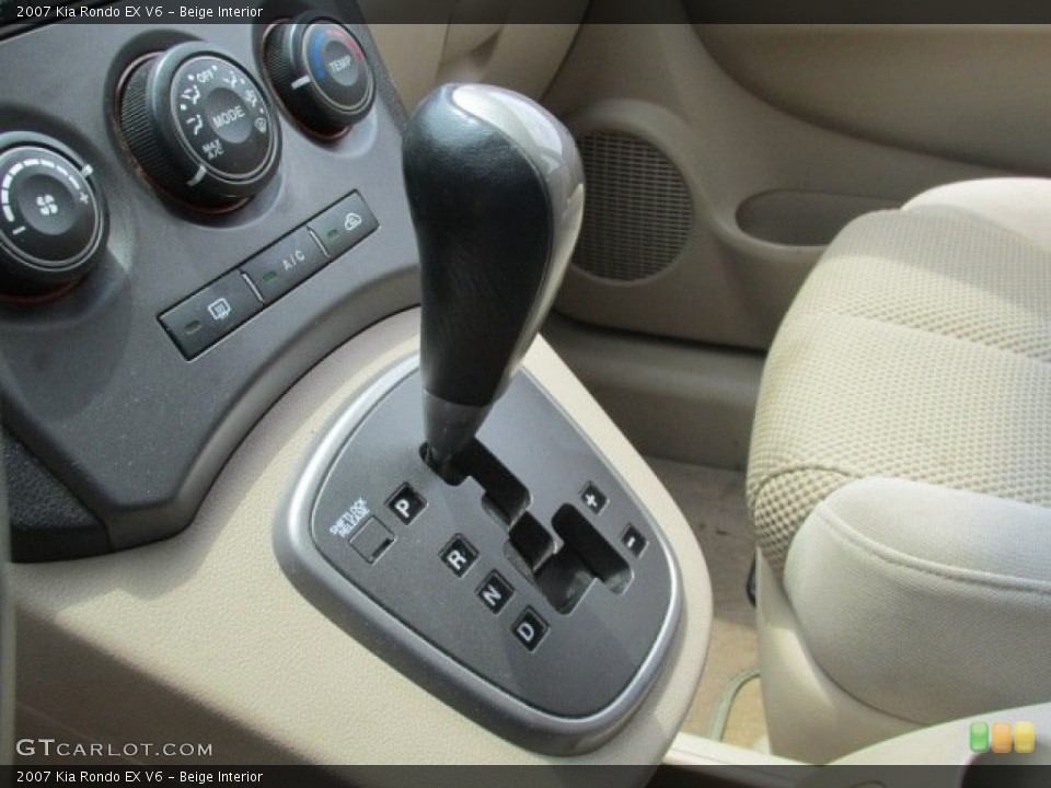 Beige Interior Transmission for the 2007 Kia Rondo EX V6 #82233632