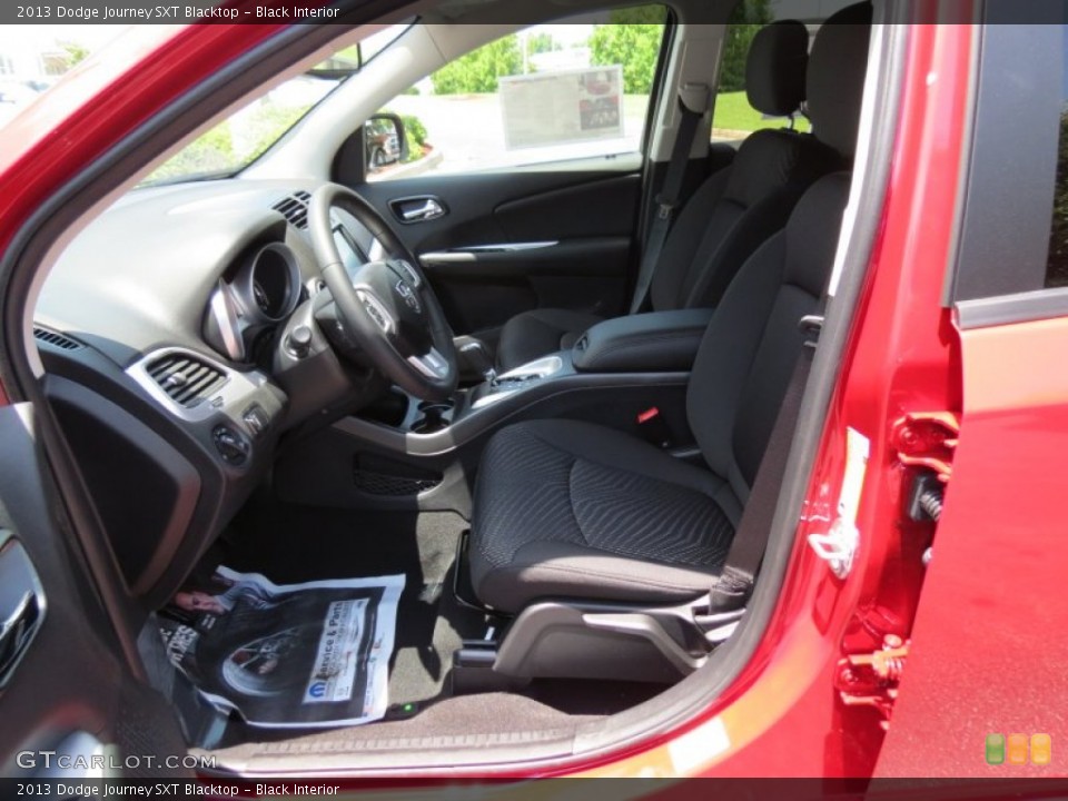 Black Interior Front Seat for the 2013 Dodge Journey SXT Blacktop #82237479