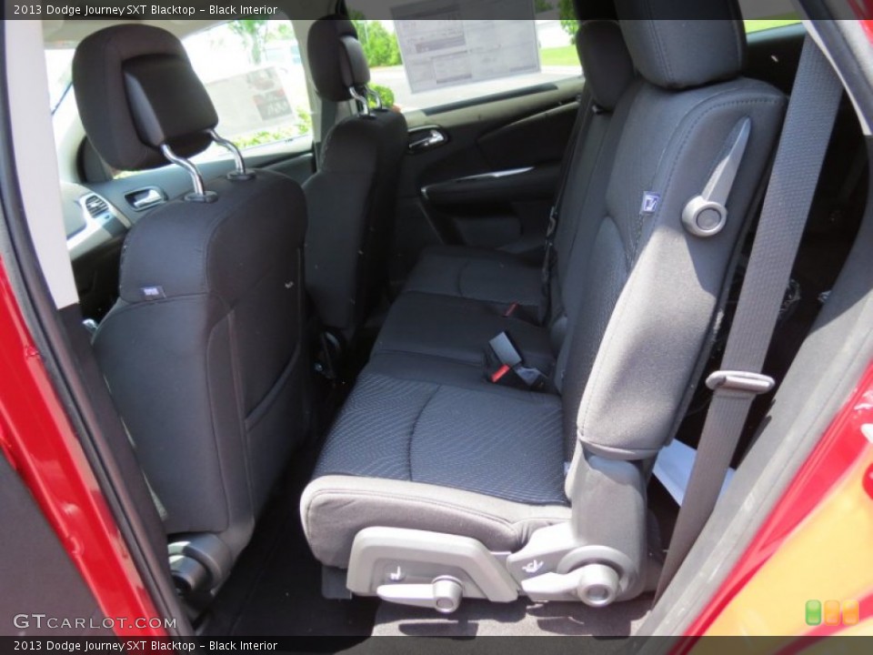 Black Interior Rear Seat for the 2013 Dodge Journey SXT Blacktop #82237501