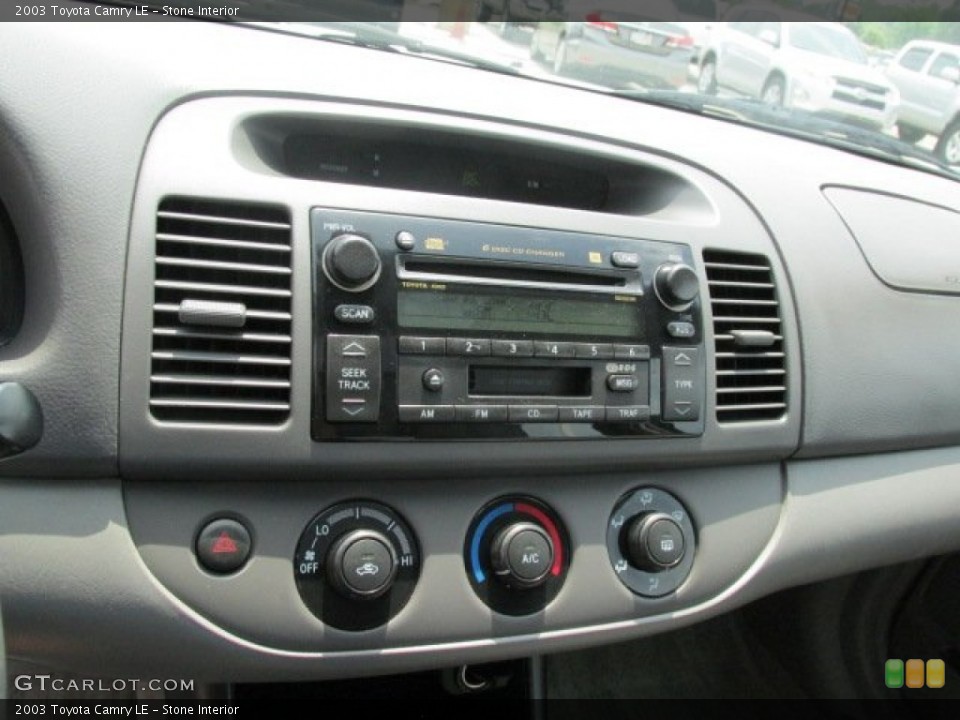 Stone Interior Controls for the 2003 Toyota Camry LE #82238150