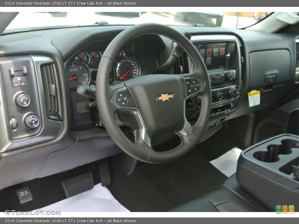 Jet Black Interior Dashboard for the 2014 Chevrolet Silverado 1500 LT Z71 Crew Cab 4x4 #82238481