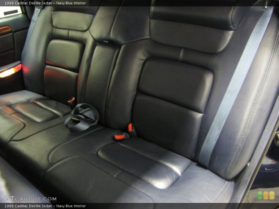 Navy Blue Interior Rear Seat for the 1999 Cadillac DeVille Sedan #82238610
