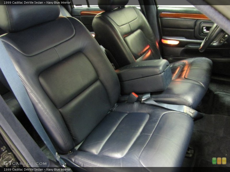 Navy Blue Interior Front Seat for the 1999 Cadillac DeVille Sedan #82238664
