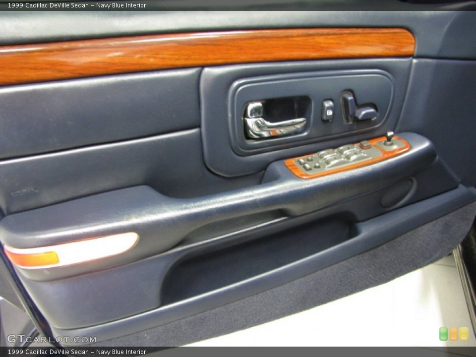 Navy Blue Interior Door Panel for the 1999 Cadillac DeVille Sedan #82238685