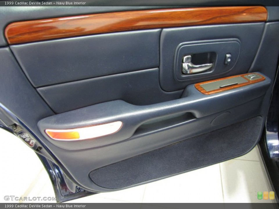 Navy Blue Interior Door Panel for the 1999 Cadillac DeVille Sedan #82238703