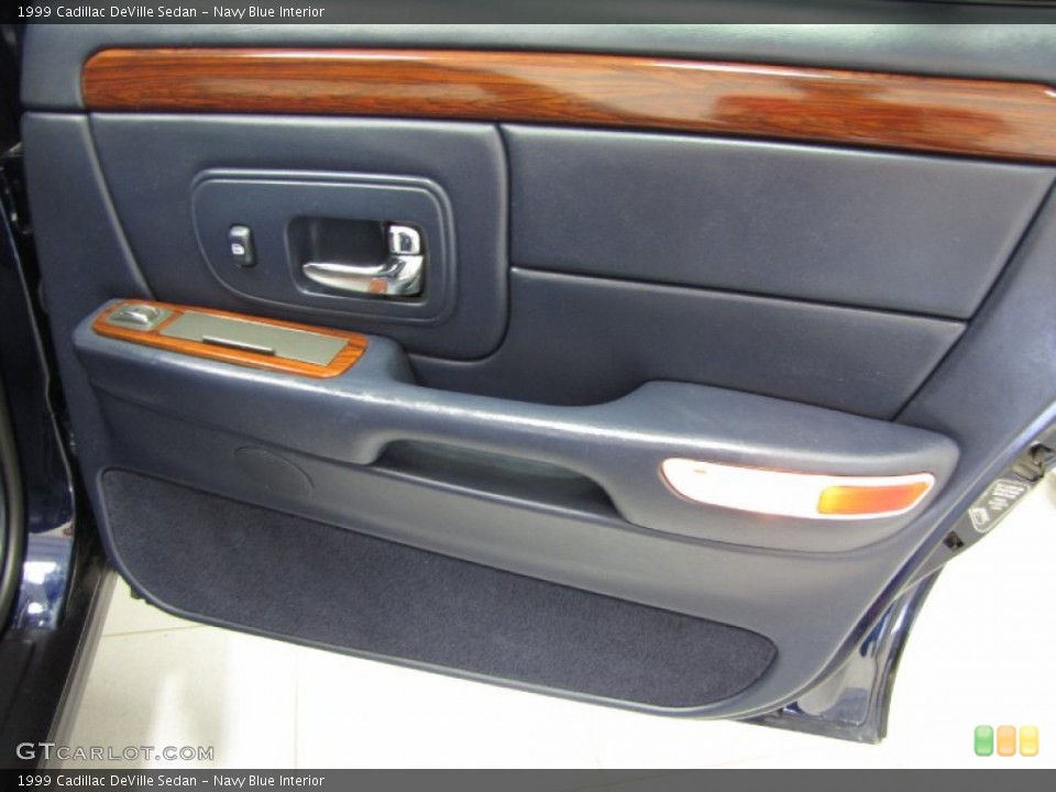 Navy Blue Interior Door Panel for the 1999 Cadillac DeVille Sedan #82238728