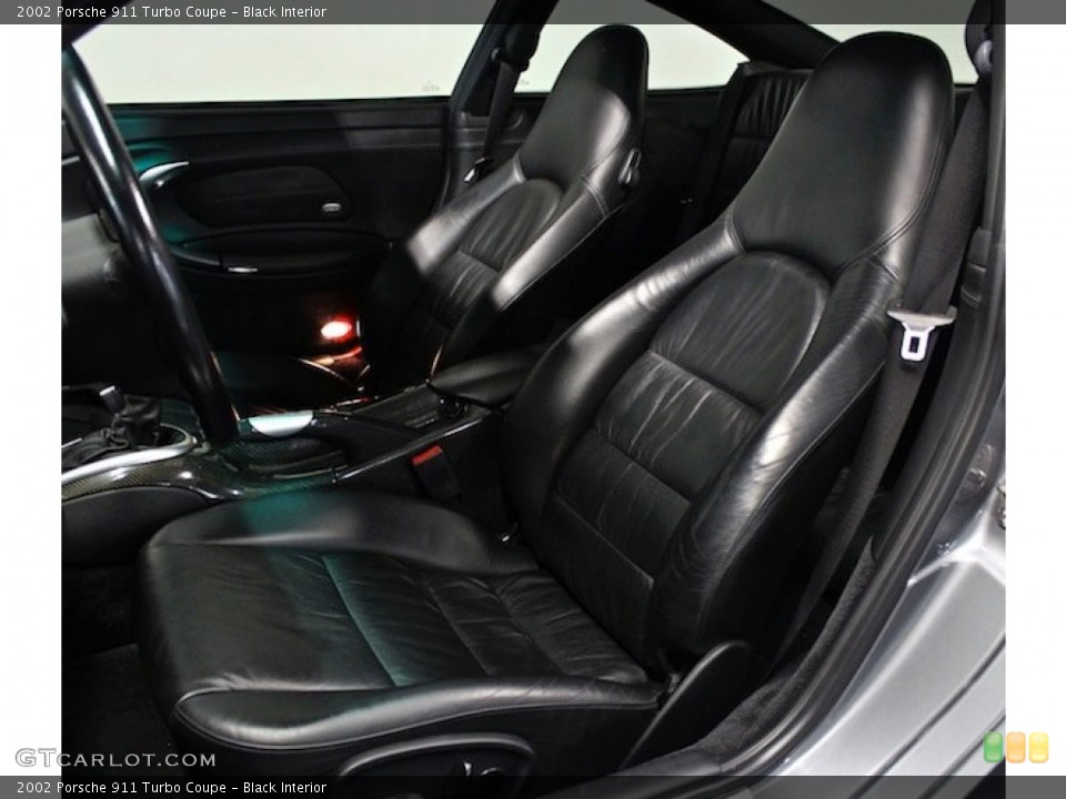 Black Interior Front Seat for the 2002 Porsche 911 Turbo Coupe #82240520