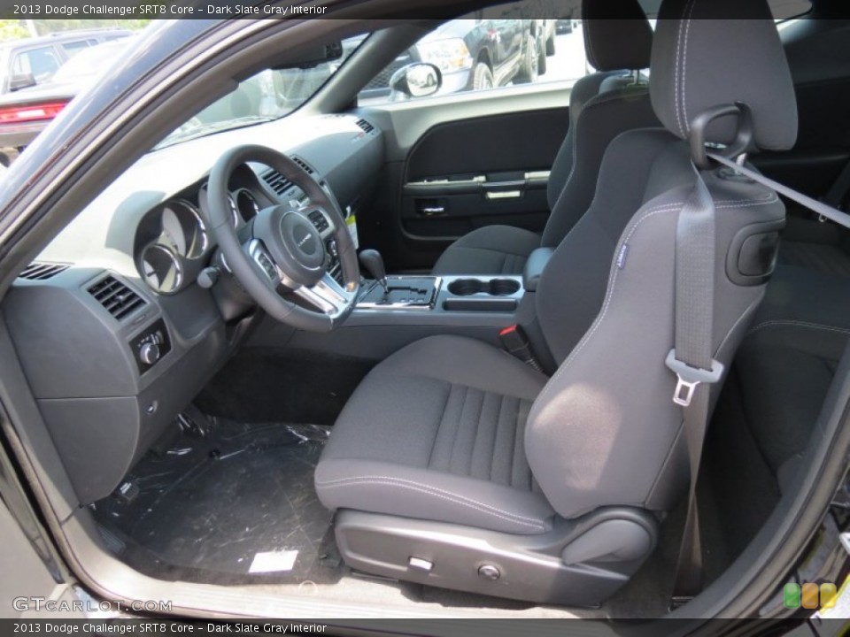 Dark Slate Gray Interior Photo for the 2013 Dodge Challenger SRT8 Core #82240947