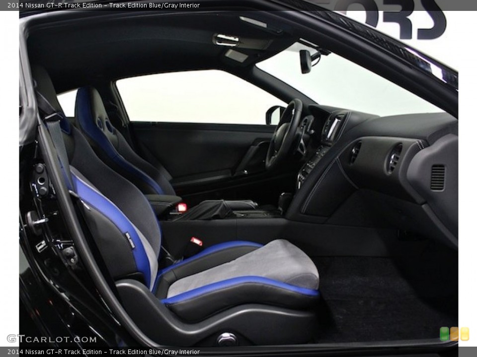Track Edition Blue/Gray Interior Front Seat for the 2014 Nissan GT-R Track Edition #82241760